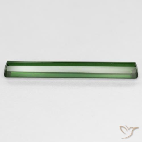 Turmalina Verde oscuro natural de 2.01 ct, Corte Octágono / Esmeralda, VS