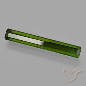 Turmalina Verde oscuro natural de 2.86 ct, Corte Octágono / Esmeralda, VS-SI