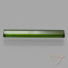 Turmalina Verde oscuro natural de 2.86 ct, Corte Octágono / Esmeralda, VS-SI