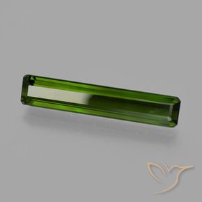 Turmalina Verde oscuro natural de 2.83 ct, Corte Octágono / Esmeralda, VVS-VS