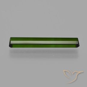 Turmalina Verde oscuro natural de 2.83 ct, Corte Octágono / Esmeralda, VVS-VS