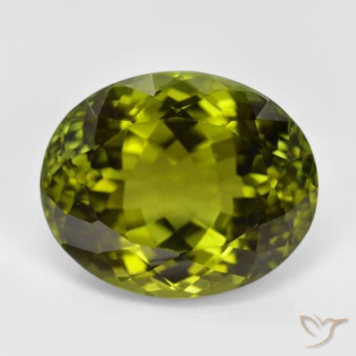 12.25ct Natural Verde oscuro turmalina, Ovalada, VVS-VS