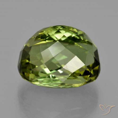 Turmalina Verde bosque natural de 24.08 ct, Ovalada, VVS