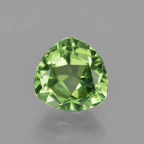Turmalina verde bosque natural de 1,86 ct, trillón, VS