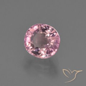 Turmalina Rosado claro medio natural de 1.29 ct, Ovalada, VS