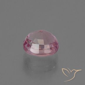 Turmalina Rosado claro medio natural de 1.29 ct, Ovalada, VS