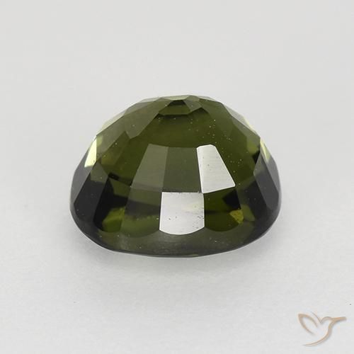 Turmalina Verde bosque natural de 1.09 ct, Ovalada, VS