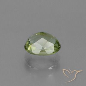 Turmalina Verde amarillento natural de 1.00 ct, Ovalada, VVS-VS