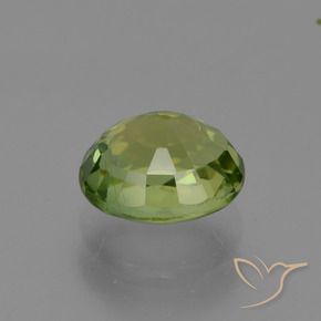 Turmalina Verde bosque natural de 1.23 ct, Ovalada, VS