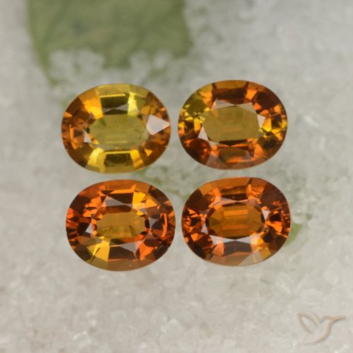 Gemas de Turmalina Marrón dorado natural de 1.87 ct, Ovalada, VVS-VS