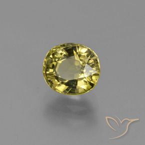 Turmalina Marrón dorado natural de 0.99 ct, Ovalada, VS