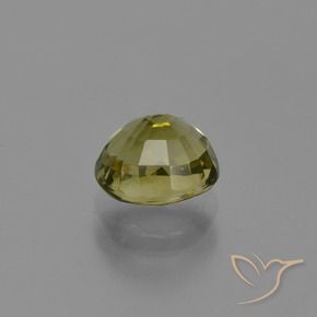 Turmalina Marrón dorado natural de 0.99 ct, Ovalada, VS