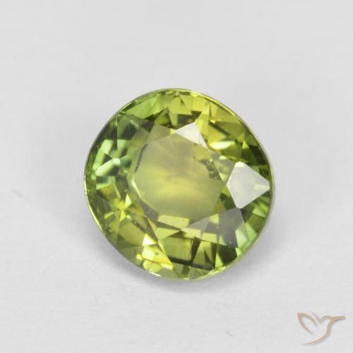 Turmalina Verde oscuro natural de 0.98 ct, Ovalada, VS