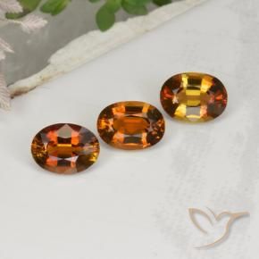 Gemas de Turmalina Marrón jengibre natural de 1.86 ct, Ovalada, VS
