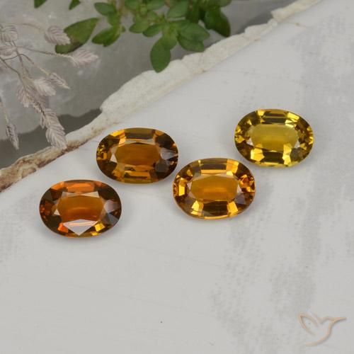 Gemas de Turmalina Marrón canela intenso natural de 3.24 ct, Ovalada, VVS-VS