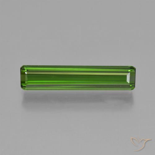 1.86ct Natural Verde bosque Turmalina, Corte Octágono / Esmeralda, VVS, Photo A
