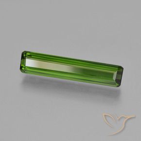 Turmalina Verde bosque natural de 1.86 ct, Corte Octágono / Esmeralda, VVS