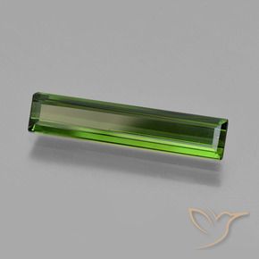 Turmalina Verde oscuro natural de 1.75 ct, Corte Octágono / Esmeralda, VVS-VS