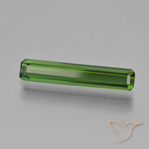 Turmalina Verde oscuro natural de 2.20 ct, Corte Octágono / Esmeralda, VVS