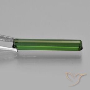 Turmalina Verde oscuro natural de 2.20 ct, Corte Octágono / Esmeralda, VVS