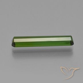 Turmalina Verde terroso oscuro natural de 2.33 ct, Corte Octágono / Esmeralda, VS