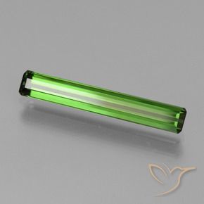 Turmalina Verde oscuro natural de 1.54 ct, Corte Octágono / Esmeralda, VVS