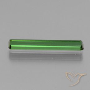 Turmalina Verde oscuro natural de 1.54 ct, Corte Octágono / Esmeralda, VVS