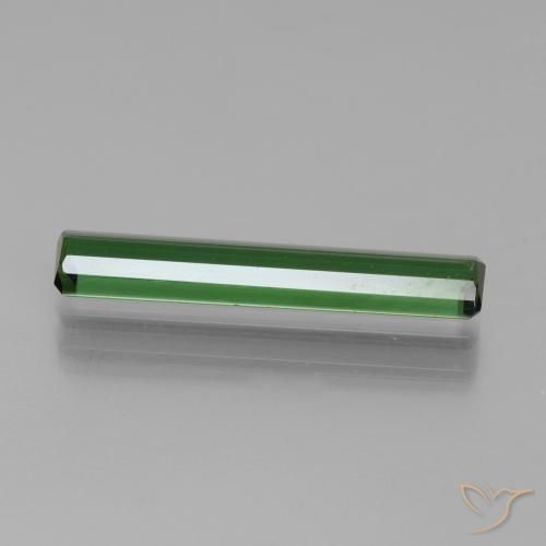 Turmalina Verde medio natural de 1.58 ct, Corte Octágono / Esmeralda, VVS