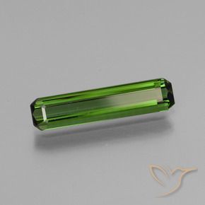 Turmalina Verde terroso natural de 1.54 ct, Corte Octágono / Esmeralda, VVS-VS