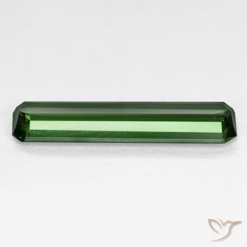 Turmalina Verde terroso natural de 1.50 ct, Corte Octágono / Esmeralda, VS