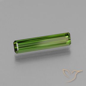 Turmalina Verde medio natural de 1.54 ct, Corte Octágono / Esmeralda, VVS-VS