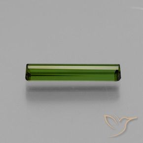 Turmalina Verde medio natural de 1.54 ct, Corte Octágono / Esmeralda, VVS-VS