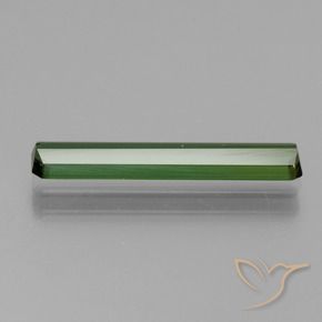 Turmalina Verde medio natural de 1.54 ct, Corte Octágono / Esmeralda, VVS