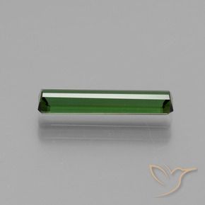 Turmalina Verde oscuro natural de 1.50 ct, Corte Octágono / Esmeralda, VS-SI