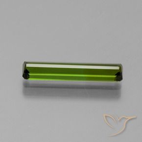 Turmalina Verde oscuro natural de 1.58 ct, Corte Octágono / Esmeralda, VS