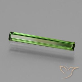 Turmalina Verde bosque natural de 1.07 ct, Corte Octágono / Esmeralda, VS