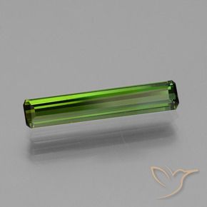 Turmalina Verde terroso natural de 1.65 ct, Corte Octágono / Esmeralda, VVS