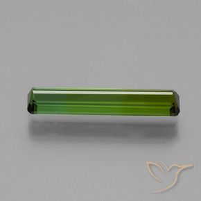 Turmalina Verde terroso natural de 1.65 ct, Corte Octágono / Esmeralda, VVS