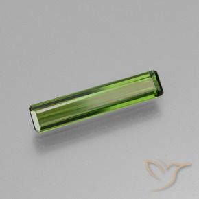 Turmalina Verde medio natural de 1.08 ct, Corte Octágono / Esmeralda, VVS