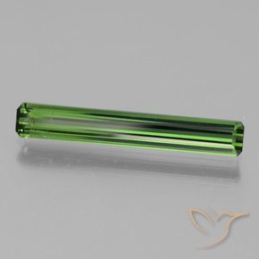 Turmalina Verde oscuro natural de 1.70 ct, Corte Octágono / Esmeralda, VS-SI