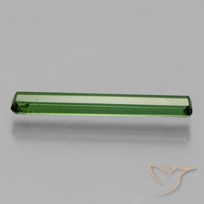 Turmalina Verde oscuro natural de 1.70 ct, Corte Octágono / Esmeralda, VS-SI