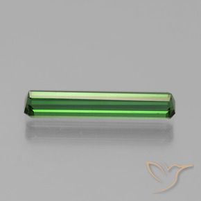 Turmalina Verde oscuro natural de 1.80 ct, Corte Octágono / Esmeralda, VVS-VS