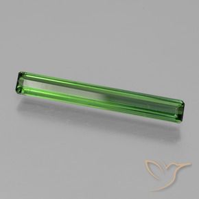 Turmalina Verde oscuro medio natural de 1.36 ct, Corte Octágono / Esmeralda, VVS-VS