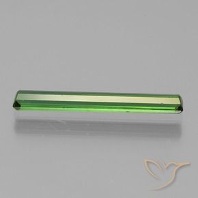 Turmalina Verde oscuro medio natural de 1.36 ct, Corte Octágono / Esmeralda, VVS-VS