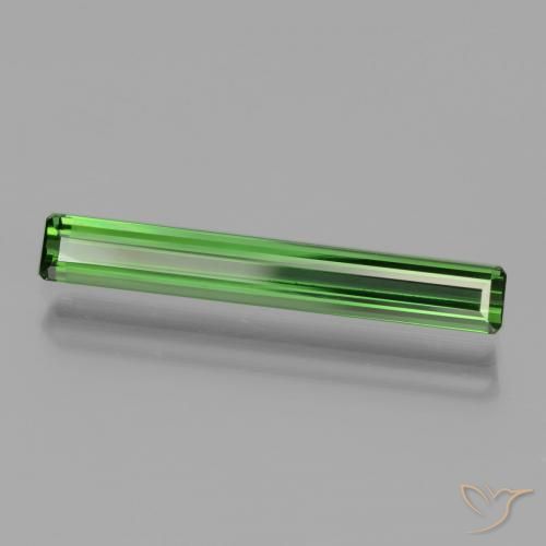 Turmalina Verde oscuro natural de 1.65 ct, Corte Octágono / Esmeralda, VVS
