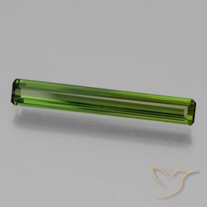 Turmalina Verde terroso natural de 1.23 ct, Corte Octágono / Esmeralda, VS