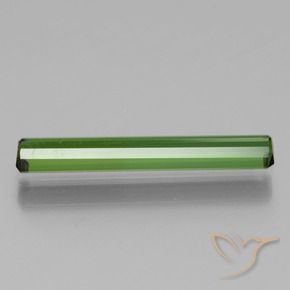 Turmalina Verde medio natural de 1.24 ct, Corte Octágono / Esmeralda, VVS-VS