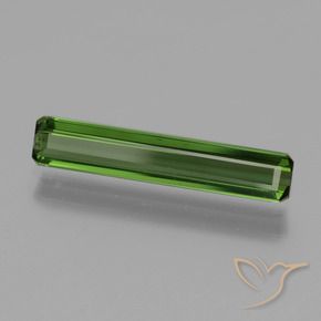 Turmalina Verde medio natural de 1.24 ct, Corte Octágono / Esmeralda, VVS-VS