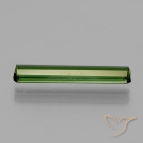 Turmalina Verde medio natural de 1.24 ct, Corte Octágono / Esmeralda, VVS-VS