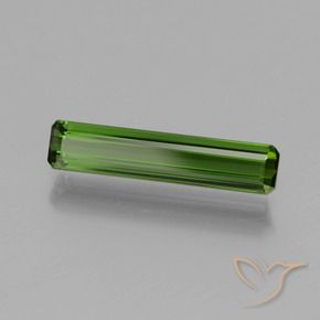 Turmalina Verde oscuro natural de 1.27 ct, Corte Octágono / Esmeralda, VVS